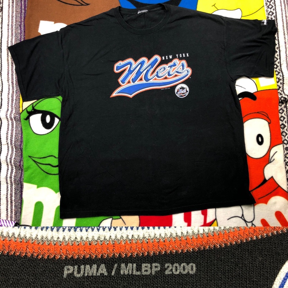 VTG 00 New York Mets Puma T shirt Size XXL NO TAG